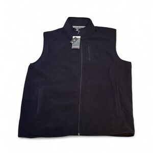 Van Heusen Men's Black Sleeveless Jacket